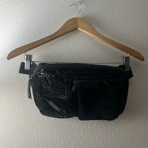 NWOT Free People Movement Courtside Cargo Sling Bag black